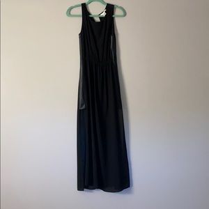 Black maxi dress
